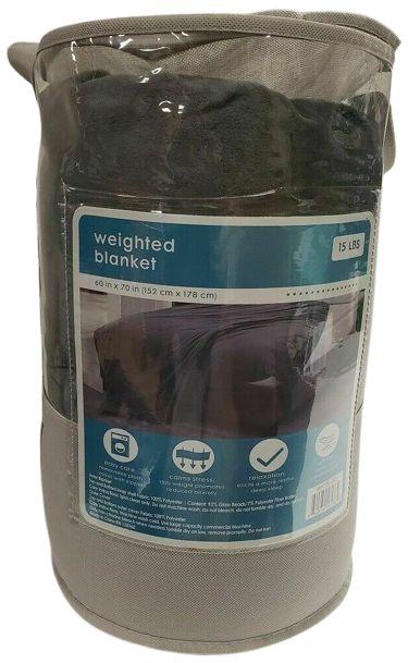Renoverad Member's Mark Weighted Blanket 60in x 70in 15lbs - Reebelo Sverige