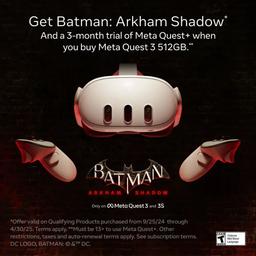 Renoverad Meta Quest 3 Get Batman: Arkham Shadow VR - Reebelo Sverige