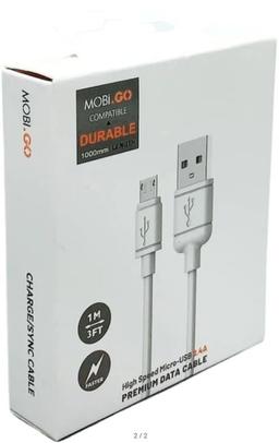 Renoverad Mobigo Micro USB Charger Cable (1M) - Reebelo Sverige