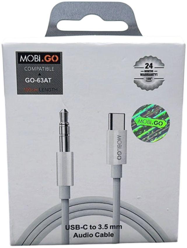Renoverad Mobigo Type-C To 3.5mm Aux Audio Adapter Cable (GO-63AT) - Reebelo Sverige