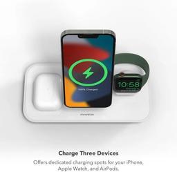 Renoverad Mophie 3-in-1 Stand MagSafe Charger - Reebelo Sverige