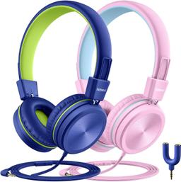 Renoverad Nabevi Kids Headphones with Microphone BH200 (2-Pack) - Reebelo Sverige