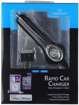 Renoverad NAZTECH Rapid Car Charger for Apple iPod/iPhone 4 - Reebelo Sverige