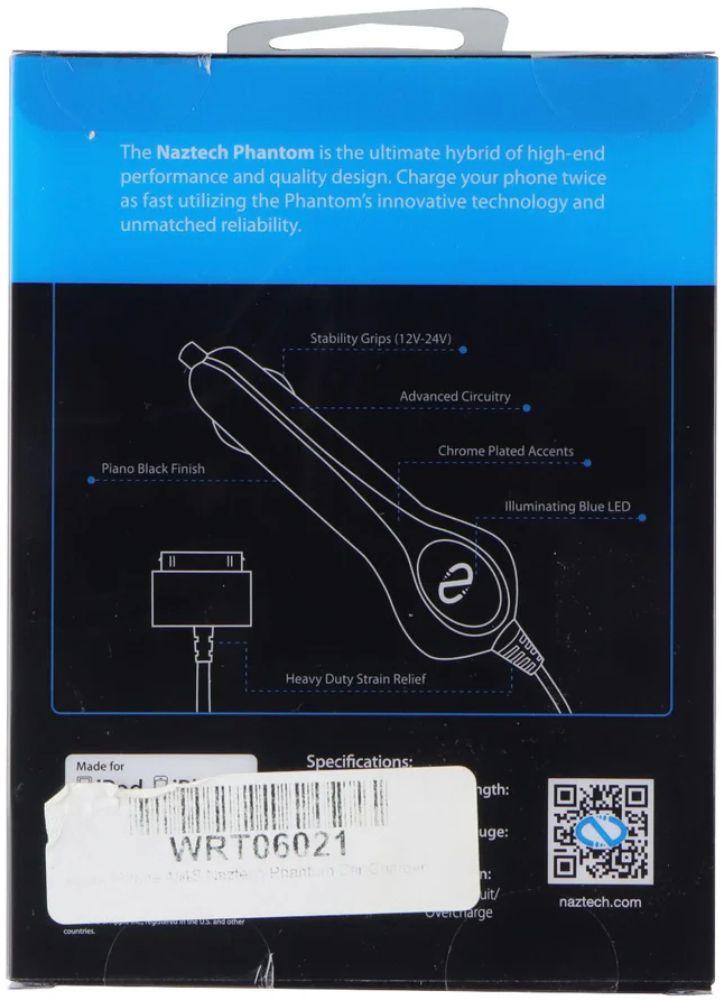Renoverad NAZTECH Rapid Car Charger for Apple iPod/iPhone 4 - Reebelo Sverige