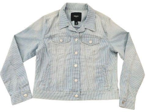 Renoverad Nine West Jeans Sarah Denim Jacket M - Reebelo Sverige