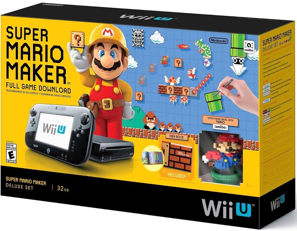 Renoverad Nintendo Super Mario Maker Deluxe Set Wii U Console - Reebelo Sverige