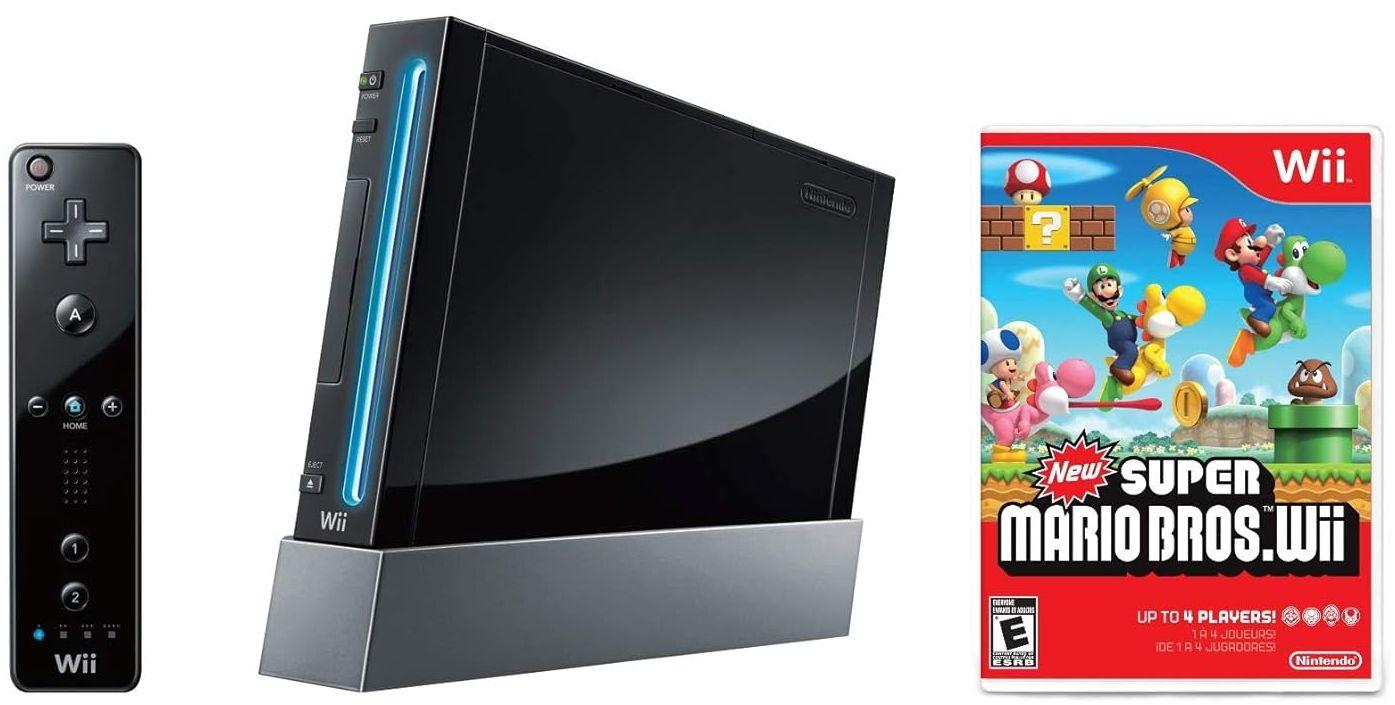 Renoverad Nintendo Wii Console with New Super Mario Bros Wii - Reebelo Sverige