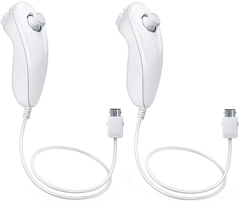 Renoverad Nintendo Wii Nunchuck Wired Controller (2Pack) - Reebelo Sverige
