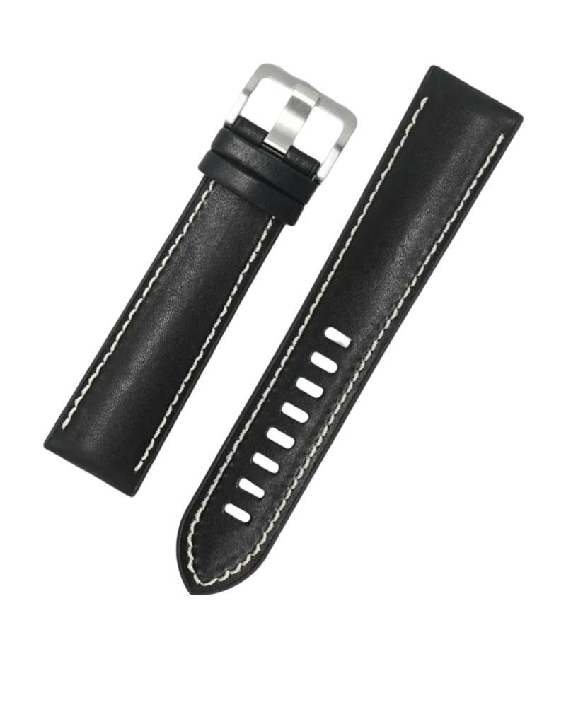 Renoverad Novonappa Hybrid Leather watch strap (20mm) - Reebelo Sverige