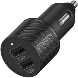 Renoverad OtterBox USB-A Dual Port Car Charger (24W) - Reebelo Sverige