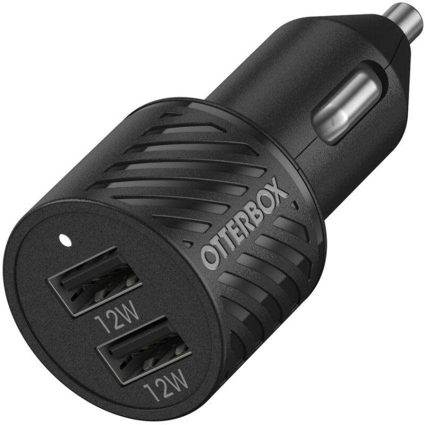 Renoverad OtterBox USB-A Dual Port Car Charger (24W) - Reebelo Sverige