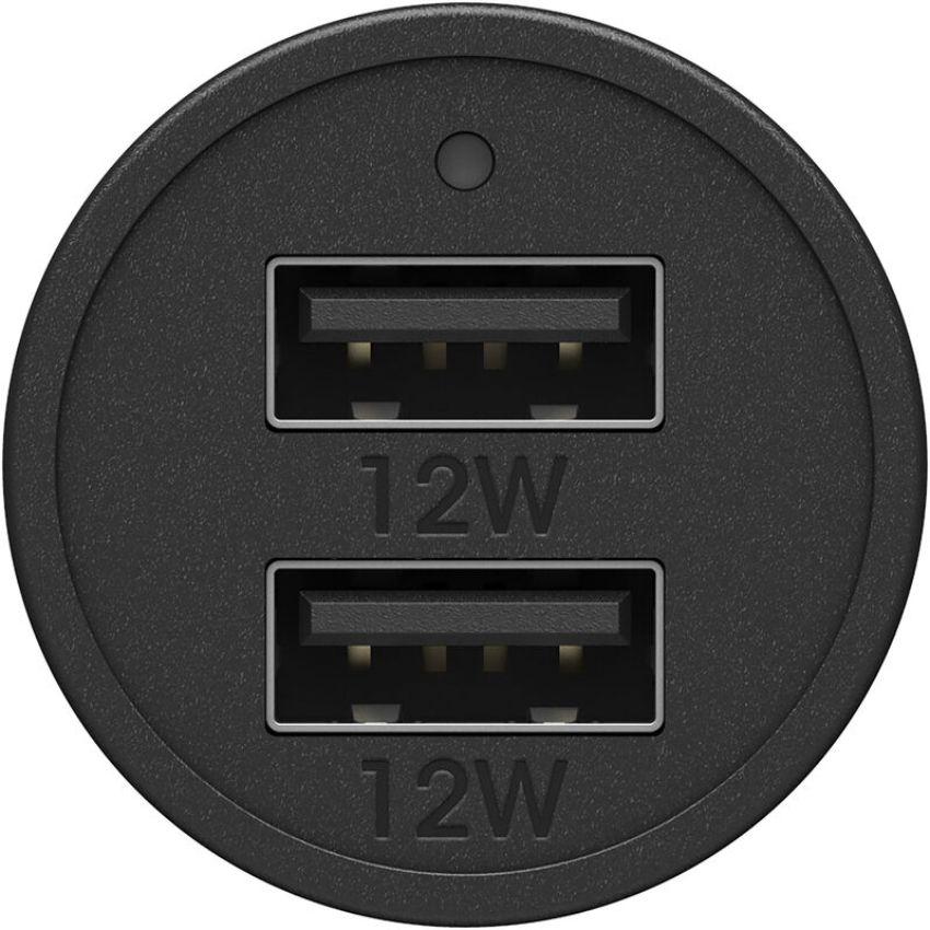 Renoverad OtterBox USB-A Dual Port Car Charger (24W) - Reebelo Sverige