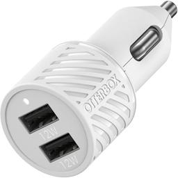 Renoverad OtterBox USB-A Dual Port Car Charger (24W) - Reebelo Sverige