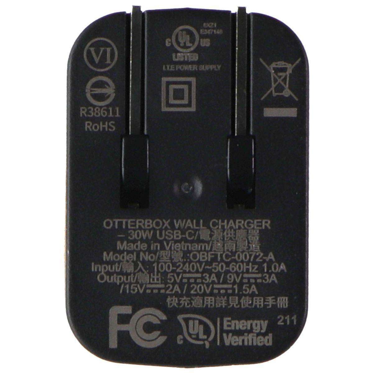 Renoverad OtterBox USB-C Wall Charger 30W Fast Charge (US) - Reebelo Sverige