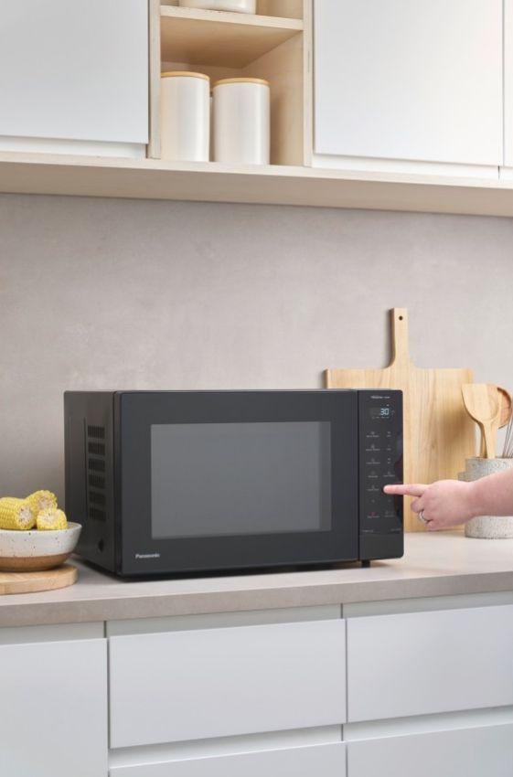 Renoverad Panasonic 32L 1100W Inverter Microwave NN-ST66QB - Reebelo Sverige