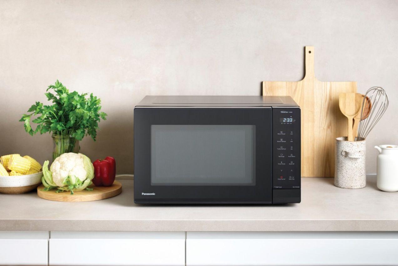 Renoverad Panasonic 32L 1100W Inverter Microwave NN-ST66QB - Reebelo Sverige
