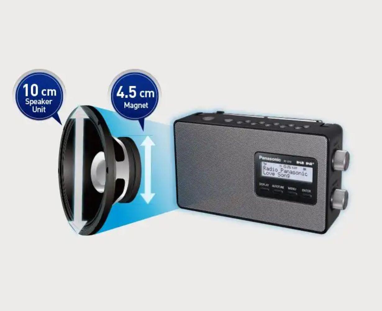 Renoverad Panasonic RF-D10GN DAB & DAB+ Compatible Radio - Reebelo Sverige