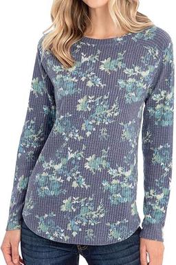 Renoverad Peace & Pearls Women's Waffle Knit Tunic S - Reebelo Sverige