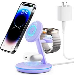Renoverad Pexxus 3 in 1 Charging Station for Apple Devices - Reebelo Sverige