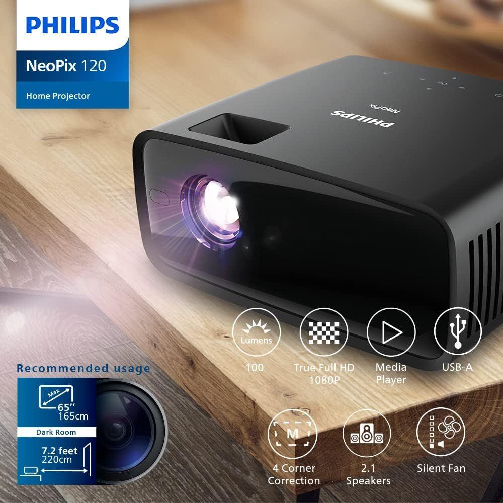 Renoverad Philips NeoPix 120 Home Projector (NPX120/INT) - Reebelo Sverige