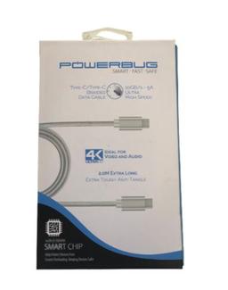 Renoverad Powerbug Type-C-to-Type-C Super High-Speed Data Cable - Reebelo Sverige