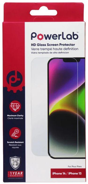 Renoverad PowerLab HD Glass Screen Protector for iPhone 14/13 - Reebelo Sverige