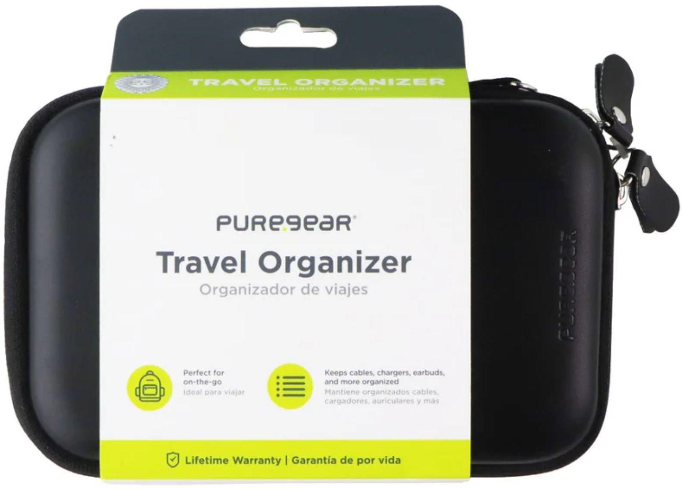 Renoverad PureGear Travel Organizer Carry Case Zip-Up Pouch - Reebelo Sverige