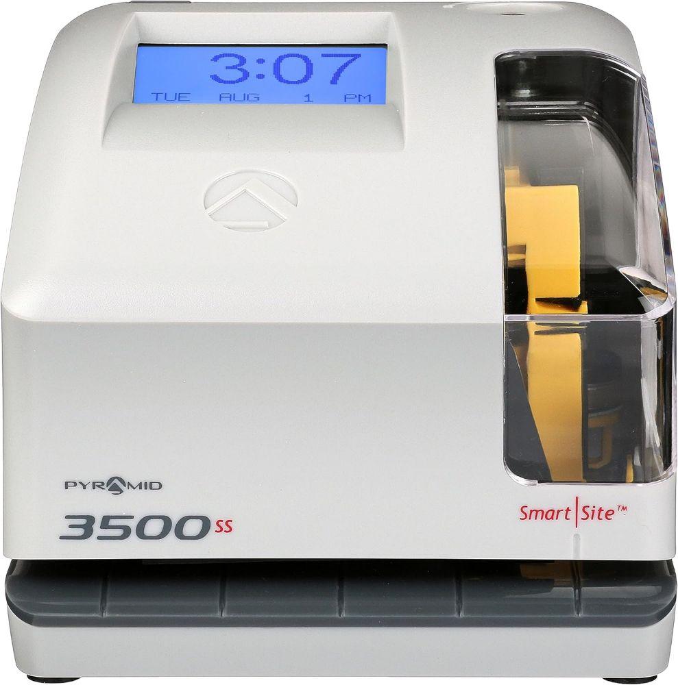 Renoverad Pyramid 3500ss SmartSite Time Clock & Document Stamp - Reebelo Sverige
