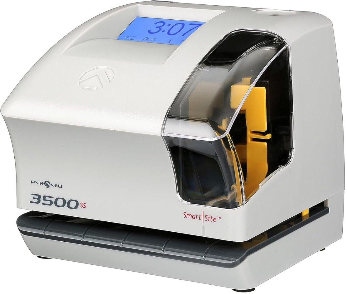 Renoverad Pyramid 3500ss SmartSite Time Clock & Document Stamp - Reebelo Sverige