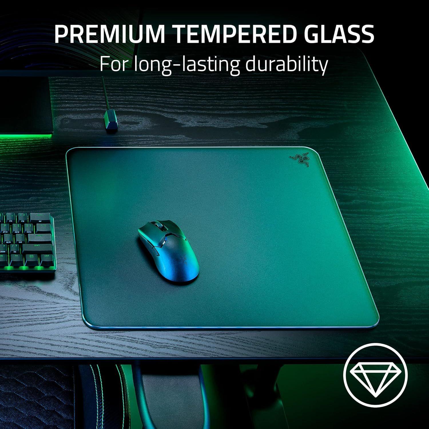 Renoverad Razer Atlas Tempered Glass Gaming Mouse Mat - Reebelo Sverige