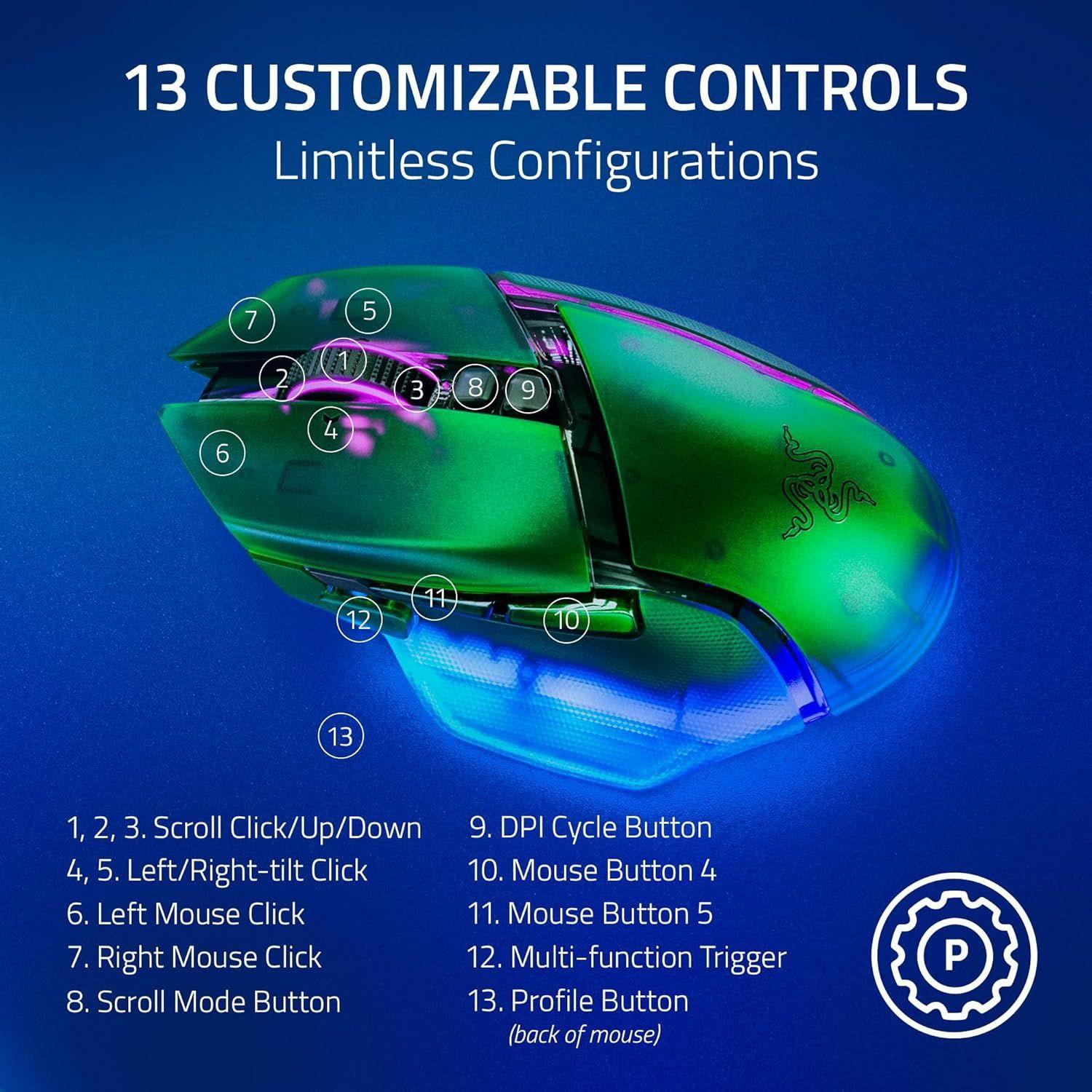 Renoverad Razer Basilisk V3 Pro 35K Wireless RGB Gaming Mouse - Reebelo Sverige