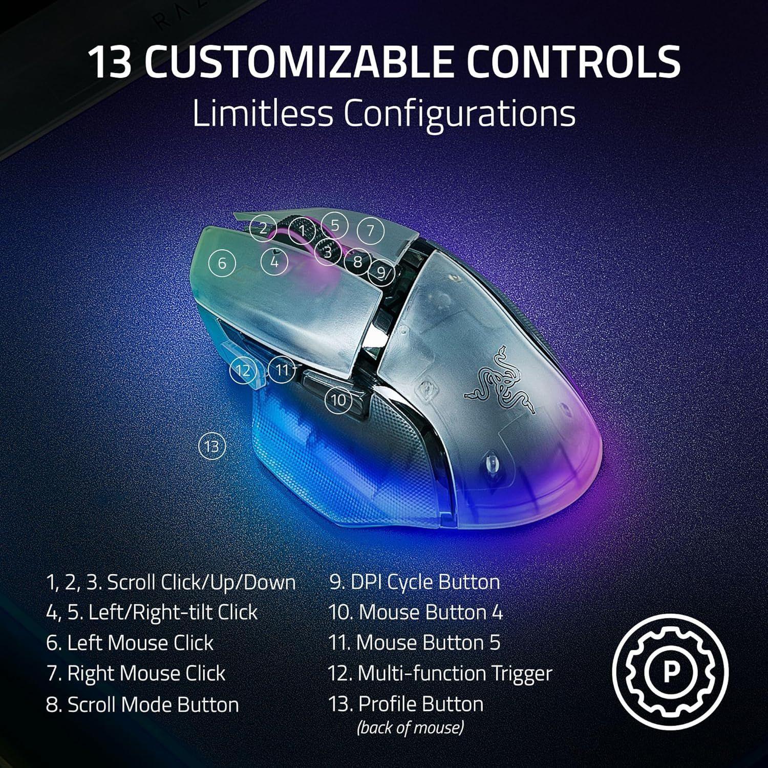 Renoverad Razer Basilisk V3 Pro 35K Wireless RGB Gaming Mouse - Reebelo Sverige