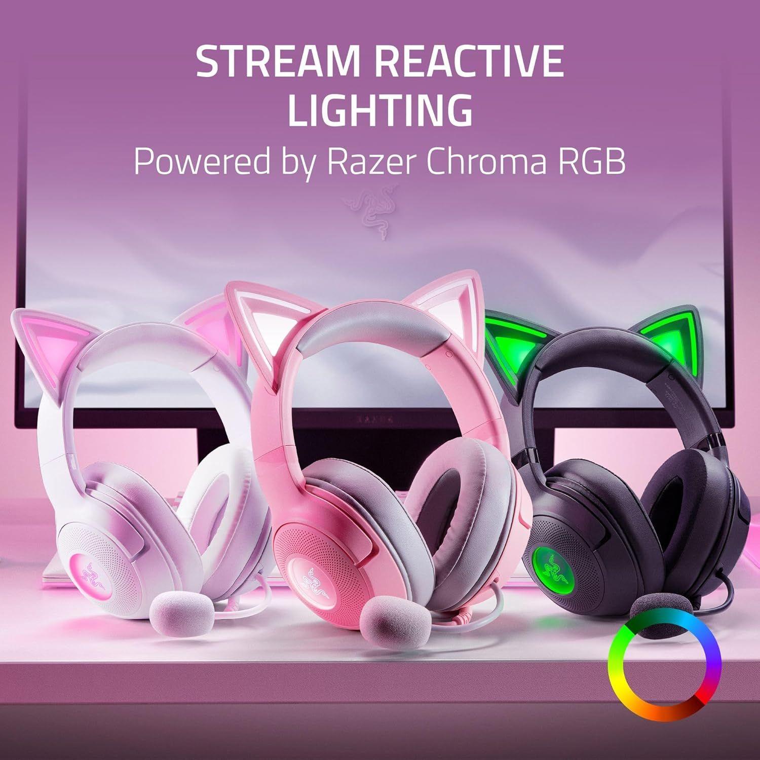 Renoverad Razer Kraken Kitty Edition V2 Wired Gaming Headset - Reebelo Sverige