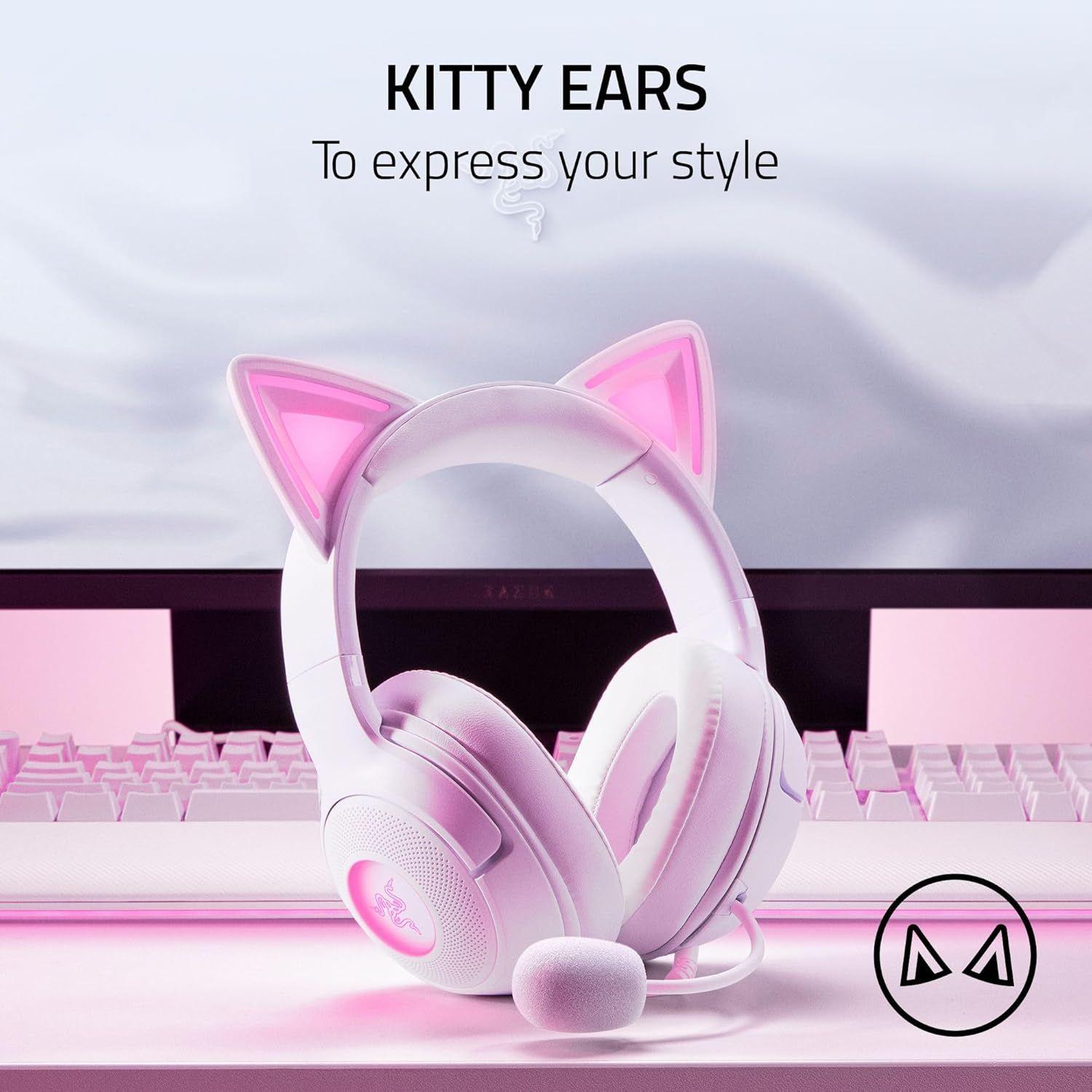 Renoverad Razer Kraken Kitty Edition V2 Wired Gaming Headset - Reebelo Sverige