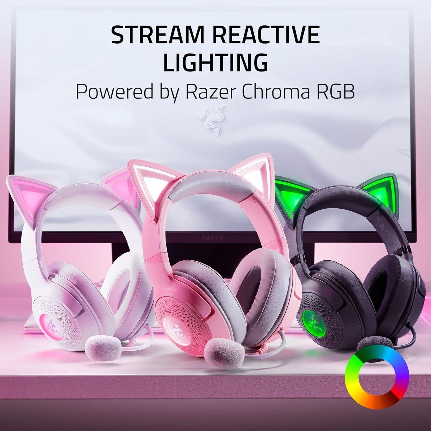 Renoverad Razer Kraken Kitty Edition V2 Wired Gaming Headset - Reebelo Sverige