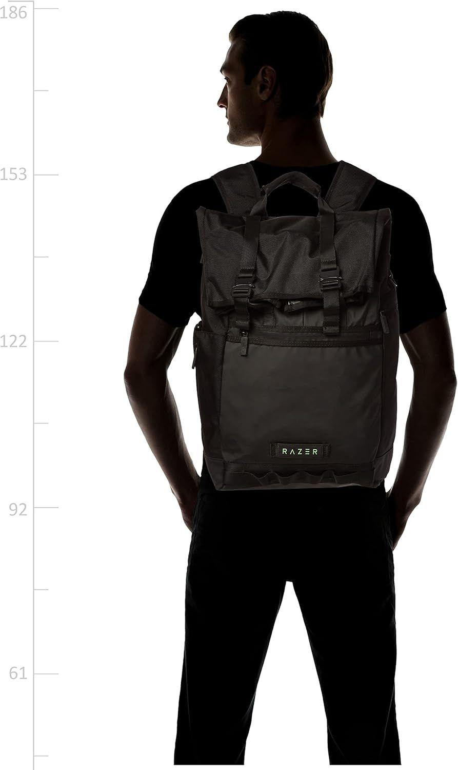 Renoverad Razer Recon 15-inch Rolltop Backpack - Reebelo Sverige