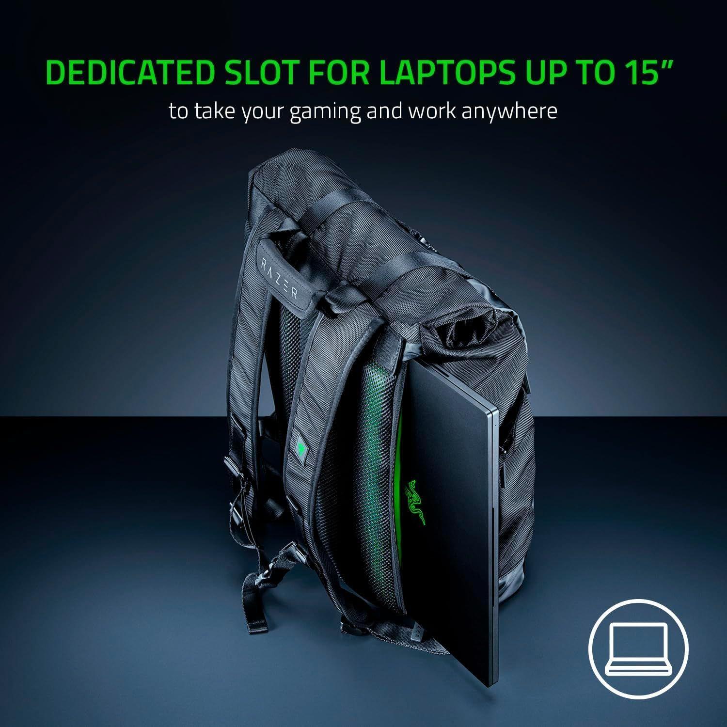 Renoverad Razer Recon 15-inch Rolltop Backpack - Reebelo Sverige