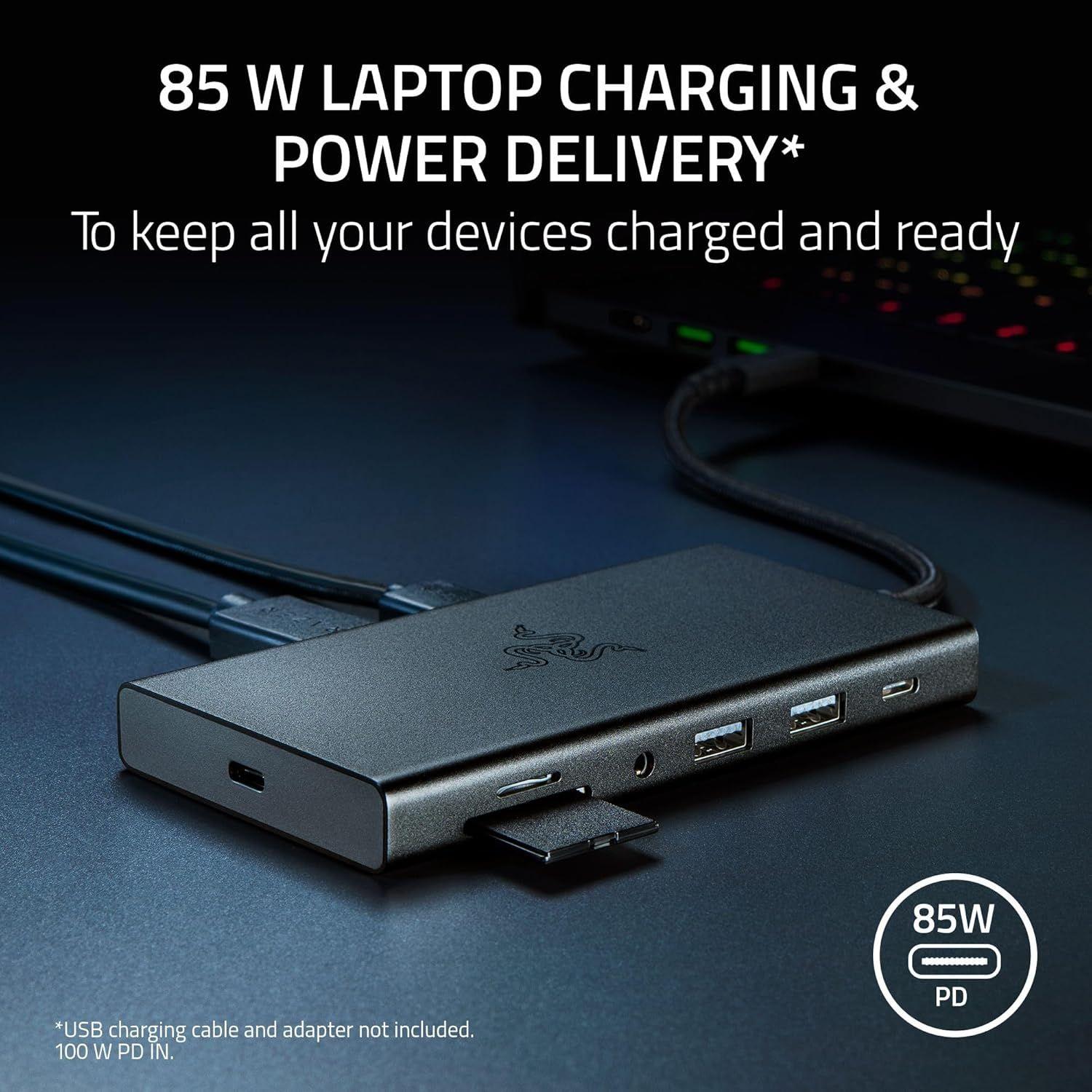 Renoverad Razer USB-C Dock 11 Port Docking Station for Laptops - Reebelo Sverige