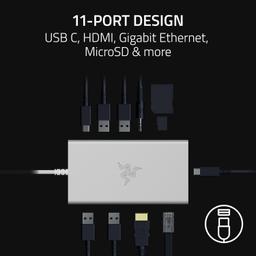 Renoverad Razer USB-C Dock 11 Port Docking Station for Laptops - Reebelo Sverige