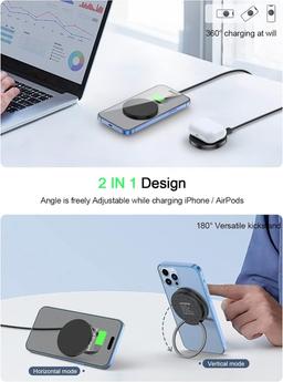 Renoverad RTOPS Magnetic Wireless Charger - Reebelo Sverige