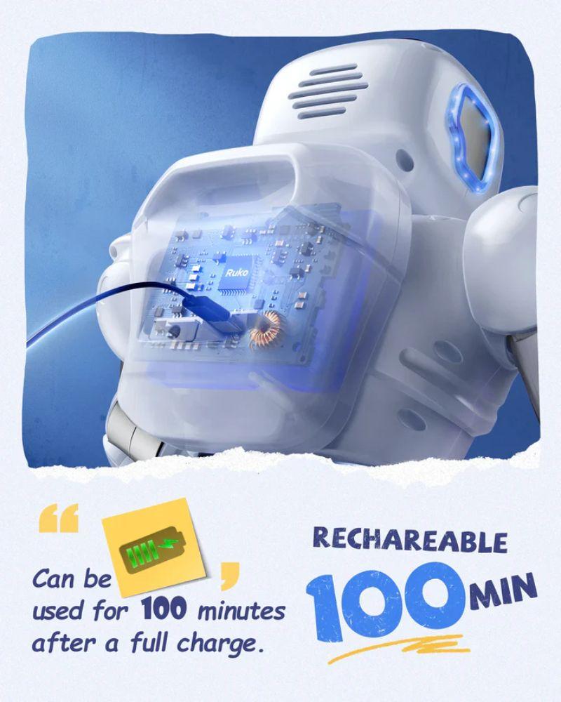 Renoverad Ruko 1088 Large Smart Robots for Kids - Reebelo Sverige