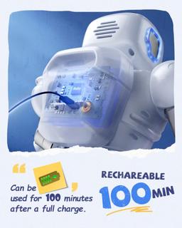 Renoverad Ruko 1088 Large Smart Robots for Kids - Reebelo Sverige