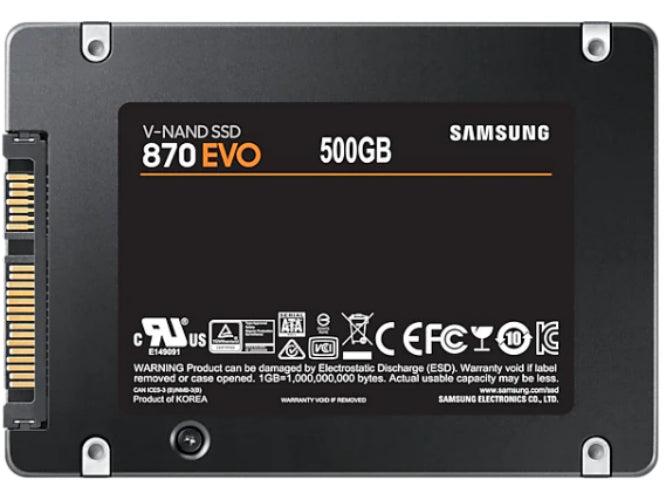 Renoverad Samsung 870 EVO SATA III 2.5" 500GB Internal SSD - Reebelo Sverige
