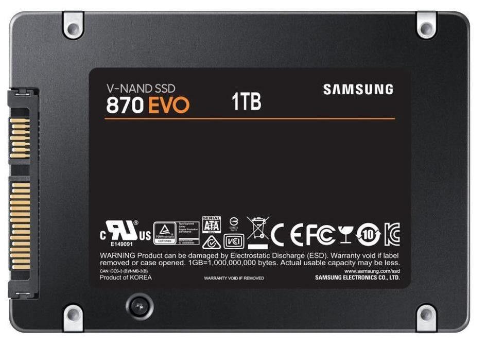 Renoverad Samsung 870 EVO SATA III 2.5" Internal SSD - Reebelo Sverige