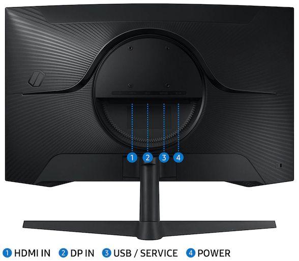 Renoverad Samsung Odyssey G55C Curved Gaming Monitor 27" - Reebelo Sverige
