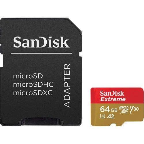 Renoverad SanDisk Extreme microSD UHS-I Card (Up to 160MB/s) with Adapter - Reebelo Sverige