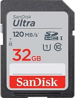 Renoverad Sandisk Ultra SDHC C10 UHS-I Memory Card (120MB/s) - Reebelo Sverige
