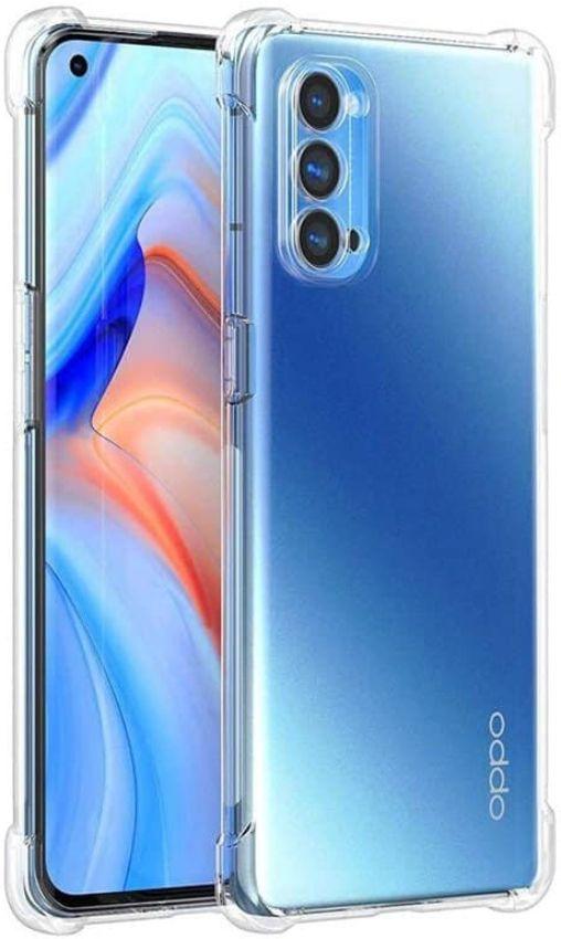 Renoverad Shockproof Transparent Phone Case for OPPO Reno4 - Reebelo Sverige