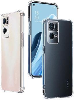Renoverad Shockproof Transparent Phone Case for OPPO Reno7 - Reebelo Sverige
