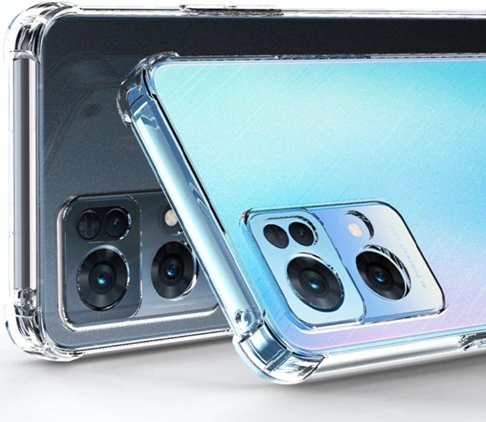 Renoverad Shockproof Transparent Phone Case for OPPO Reno7 - Reebelo Sverige
